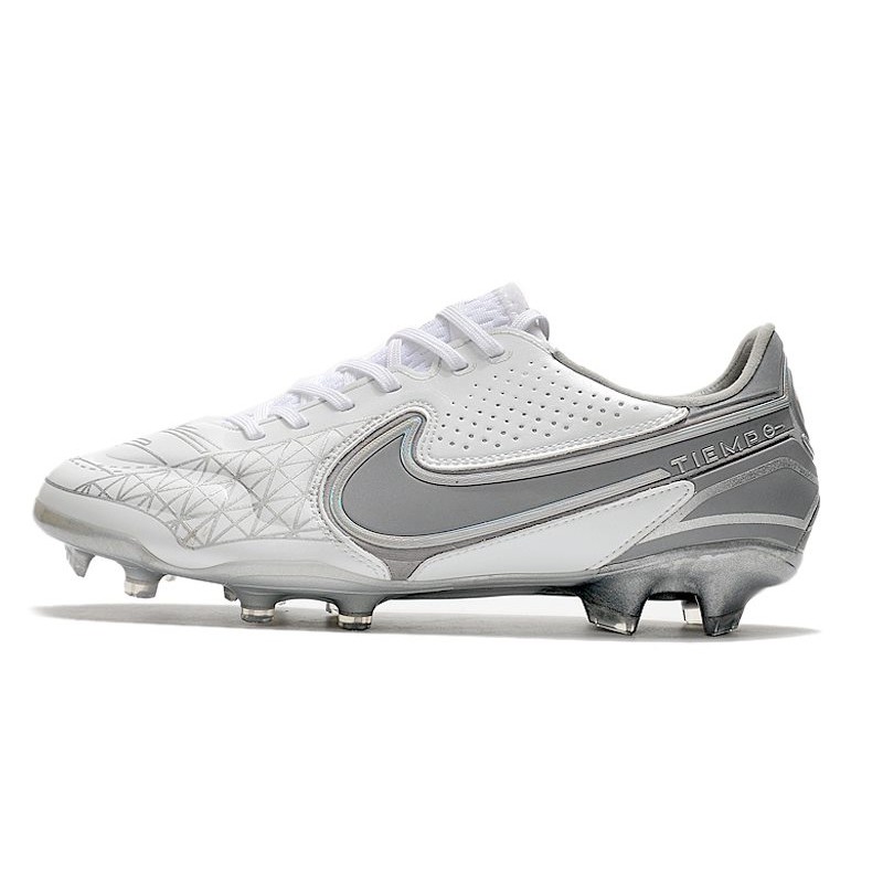 Nike Tiempo Legend IX Elite FG Bílý Šedá